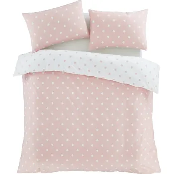 Povlečení Catherine Lansfield Polka Dot růžové