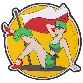 Nášivka Nášivka Polish Girl Patch, Helikon, žlutá