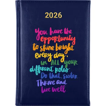 Kalendář Knižní kalendář 2026 A5 modrý