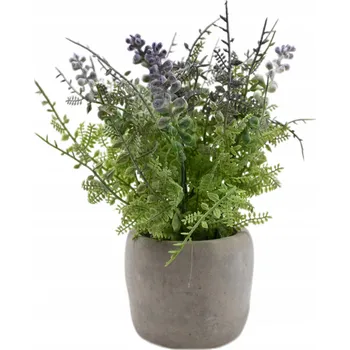 umělá květina VŘES UMĚLÝ KVĚT V KVĚTINÁČI ROSTLINA DO DOMU KANCELÁŘE RŮZNÉ BARVY