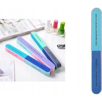 Pilník leštička na nehty 7stranná multifunkční pilník blok 18x2x1,6