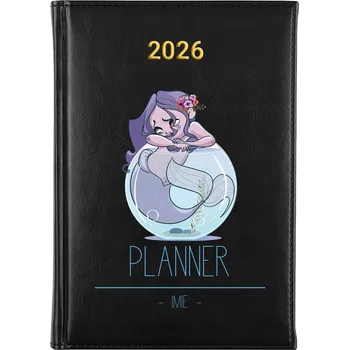 Kalendář Knižkový kalendář 2026 A5 černý