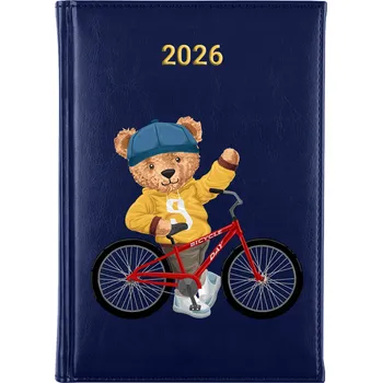 Kalendář Knižní kalendář 2026 A5 modrý