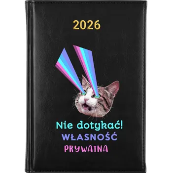 Kalendář Knižkový kalendář 2026 A5 černý