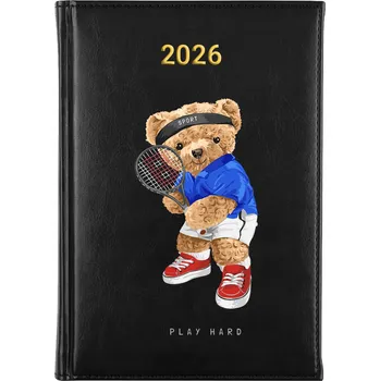 Kalendář Knižkový kalendář 2026 A5 černý