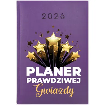 Kalendář Knihový kalendář 2026 A5 fialový