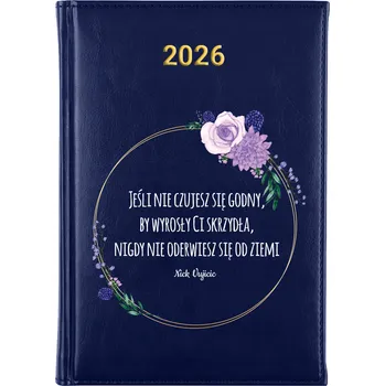 Kalendář Knižní kalendář 2026 A5 modrý