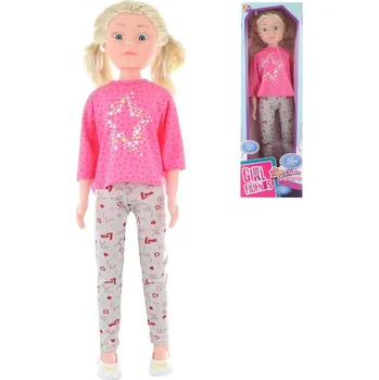 Panenka _Ostatní 1_ Panenka velká chodící 80cm chodička blondýnka v krabici 97344