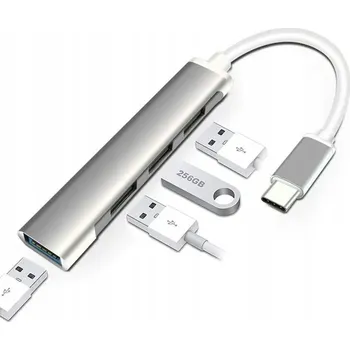 USB hub USB HUB ADAPTÉR ROZDĚLOVAČ PORTŮ A na C 3.0 4v1