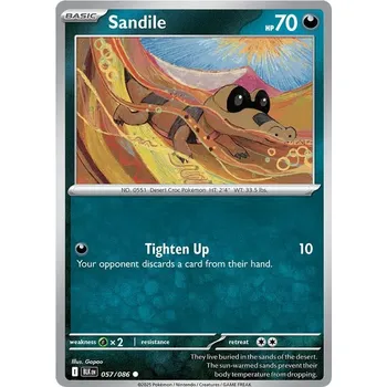 Karetní hra Sandile 057/086 - Black Bolt Typ karty: Reverse Holo