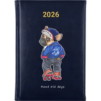 Kalendář Knižkový kalendář 2026 A5 FunnyCase modrý