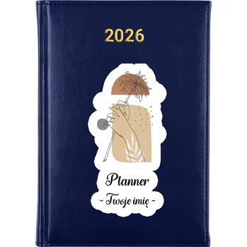 Kalendář Knižní kalendář 2026 A5 modrý