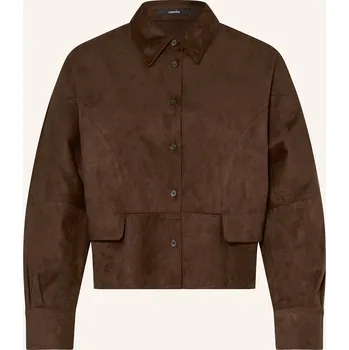Someday Dámská Bunda Nylia V Koženém Vzhledu, tmavě hnědá, 36