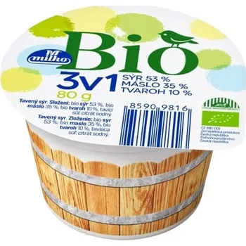 Milko BIO Tavený sýr 3v1