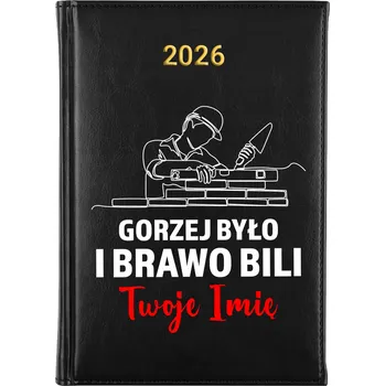 Kalendář Knižní kalendář 2026 A5 FunnyCase černý