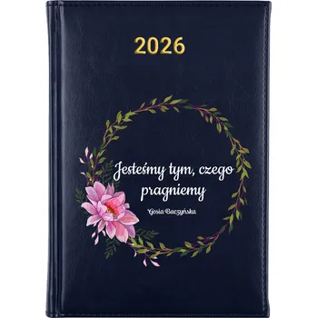 Kalendář Knižkový kalendář 2026 A5 FunnyCase modrý