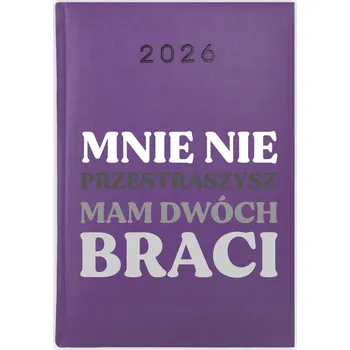 Kalendář Knihový kalendář 2026 A5 fialový