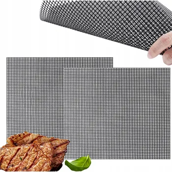 Příslušenství pro gril TEFLONOVÁ podložka Mřížka nepřilnavá na Gril Troubu BBQ 40x33cm