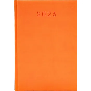 Kalendář Knižkový kalendář 2026 A5 FunnyCase oranžový