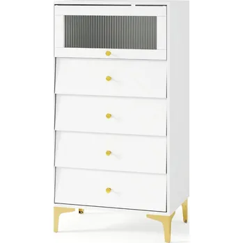 Komoda Komoda se 4 zásuvkami Kredenc Bílá