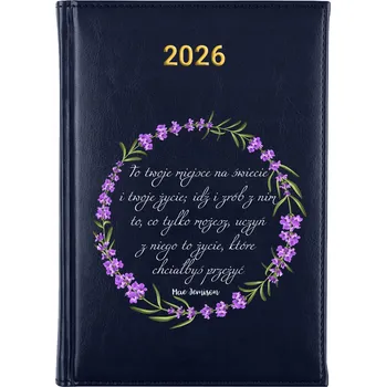 Kalendář Knižkový kalendář 2026 A5 FunnyCase modrý