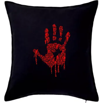 Polštář Hand Of Zombies - Polštář 50x50 - 50x50 - Pouze potah ( Černá )