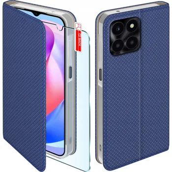 Pouzdro na mobilní telefon Flipové pouzdro KrainaGSM pro Honor X6a, modré