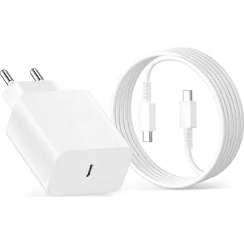 SADA | RYCHLÁ SÍŤOVÁ NABÍJEČKA USB TYPU C + KABEL TYPU C 2M | PD45W