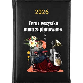 Kalendář Knižkový kalendář 2026 A5 černý