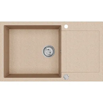 Granitový dřez Granitový dřez Helika TESA PLUS SQT104 beige