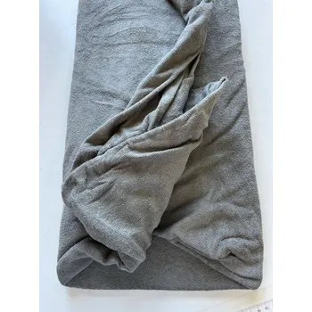 Prostěradlo FROTÉ Prostěradlo PREMIUM 140x200 s Gumou – Měkké, Popelavé – Velmi Silné