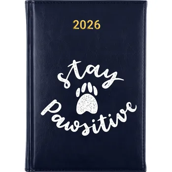 Kalendář Knižkový kalendář 2026 A5 FunnyCase modrý