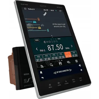 Autorádio PODOFO univerzální 2DIN autorádio s Bluetooth, USB, navigací a funkcí Mirror Link