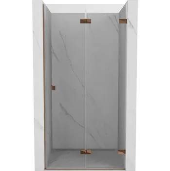 Sprchové dveře Mexen Lunar-F sprchové dveře skládací pravé 65 cm, transparentní, růžové zlato - 836-065-000-60-00-P Sprchové dveře