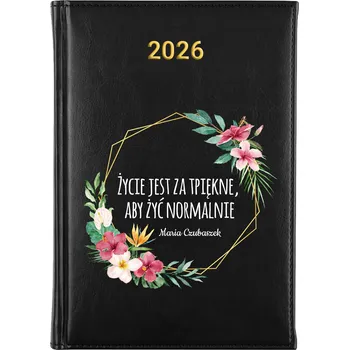 Kalendář Knižní kalendář 2026 A5 FunnyCase černý