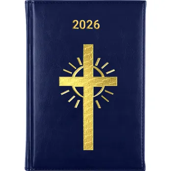 Kalendář Knižní kalendář 2026 A5 modrý