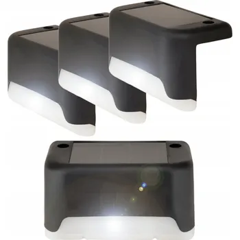 Venkovní osvětlení Solární lampa LEDTechnics , černá, 4 cm, 4 ks