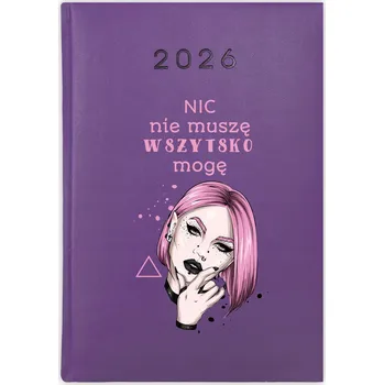 Kalendář Knihový kalendář 2026 A5 fialový