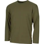 MFH Triko US dlouhý rukáv bavlněné, Oliva Velikost: M