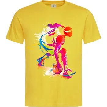 Pánské tričko Tričko Basketbalista Druh: Pánské, Barva: Žlutá, Velikost: XL