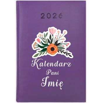 Kalendář Knihový kalendář 2026 A5 fialový