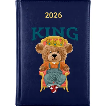 Kalendář Knižní kalendář 2026 A5 modrý