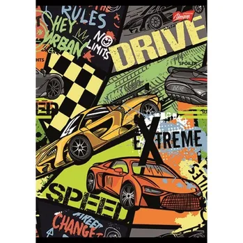 Sešit Sešit A5 16 listů čtvereček Unipap SPEED auta 5348