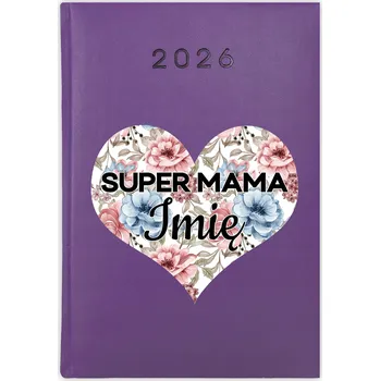 Kalendář Knihový kalendář 2026 A5 fialový