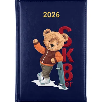 Kalendář Knižní kalendář 2026 A5 modrý