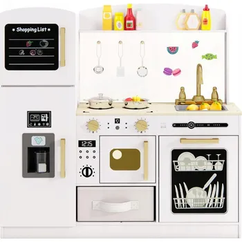 Dětská kuchyňka Dětská kuchyňka Dřevěná hračka s domácími spotřebiči