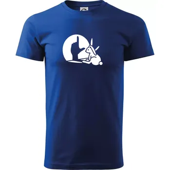 Zajíc stín loser - Triko extra velké (5-8XL) - 7XL ( Královská modrá )