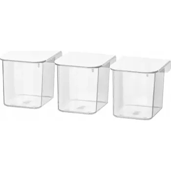 Vrták Krabice s víkem bílá, průhledný