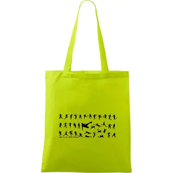 Umím to do všech stran - Fotbal - Taška bavlněná - 42 x 38 cm ( Limetková )