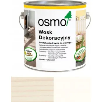 Olej na dřevo Osmo Dekorativní Vosk , olej 0,125 l Sníh